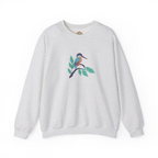 Sudadera con capucha y bordado de pájaro martín pescador | Sudadera | Camiseta