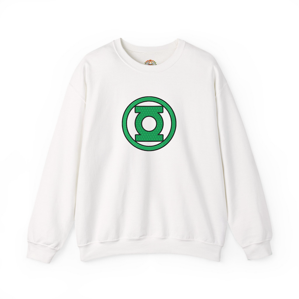Green Lantern Embroidery Hoodie | Sweatshirt | T-shirt
