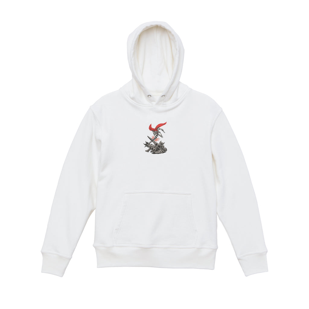 Sudadera con capucha y sudadera pesada bordada de Demon Slayer japonesa