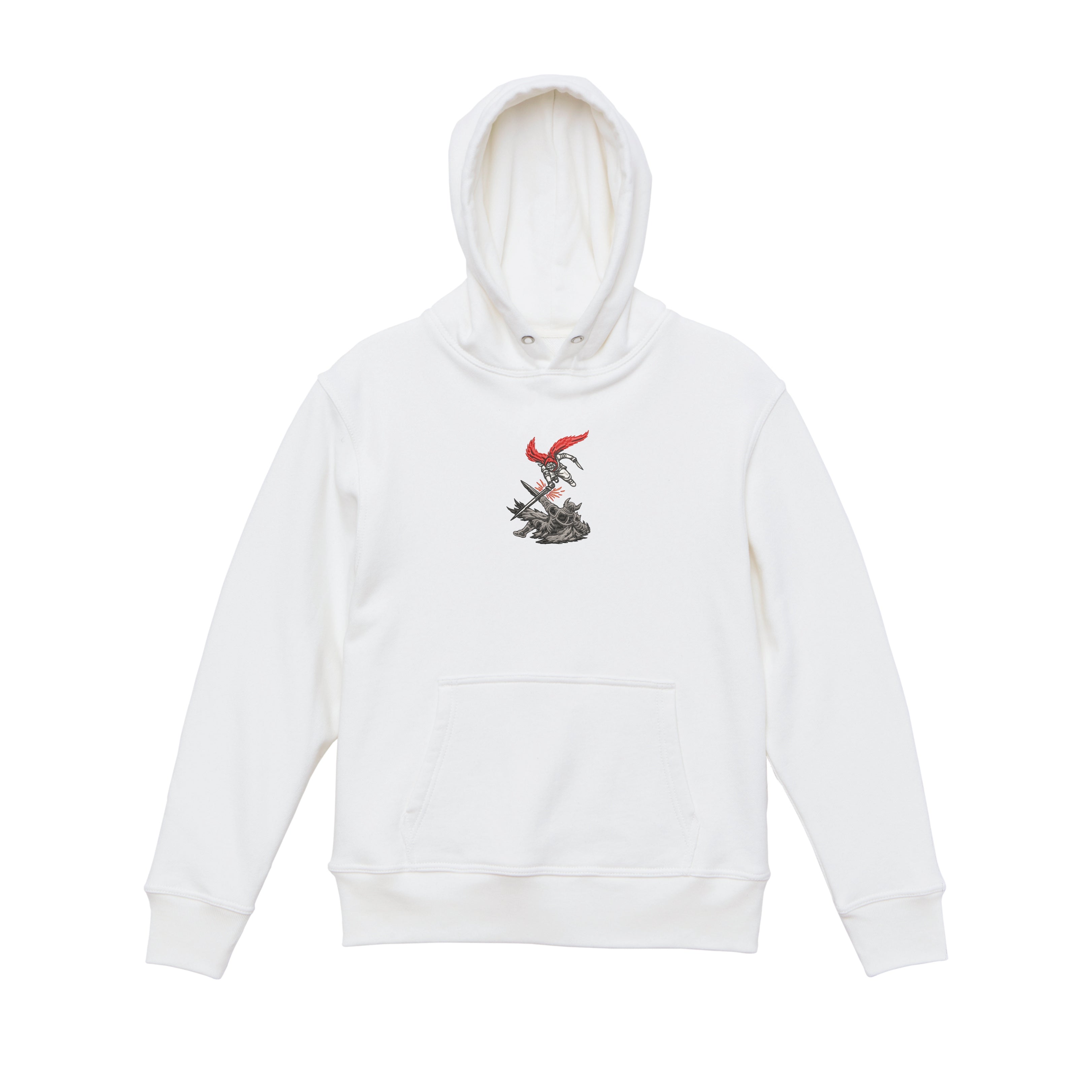 Sudadera con capucha y sudadera pesada bordada de Demon Slayer japonesa