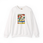 Summer Paradise Beach Embroidery Hoodie | Sweatshirt