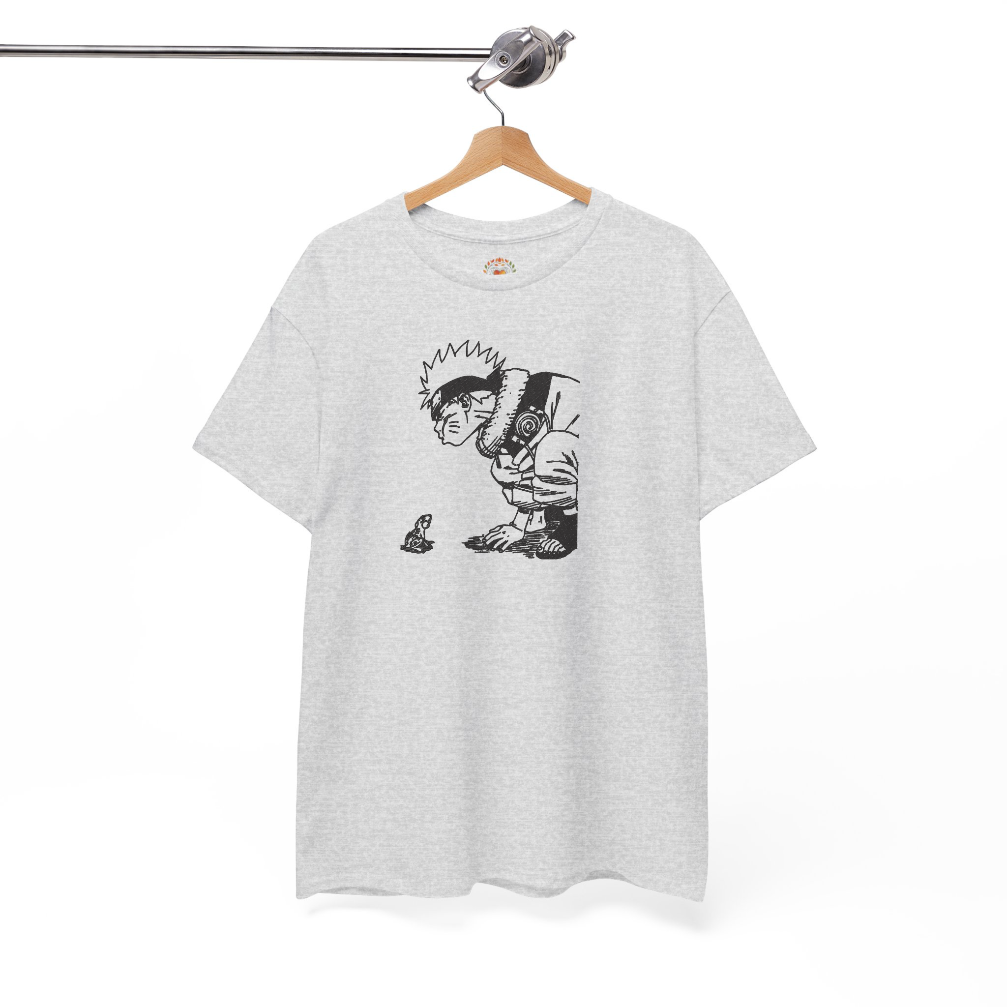 面白いアニメナルトがカエルにキスをする刺繍パーカー | スウェットシャツ | Tシャツ