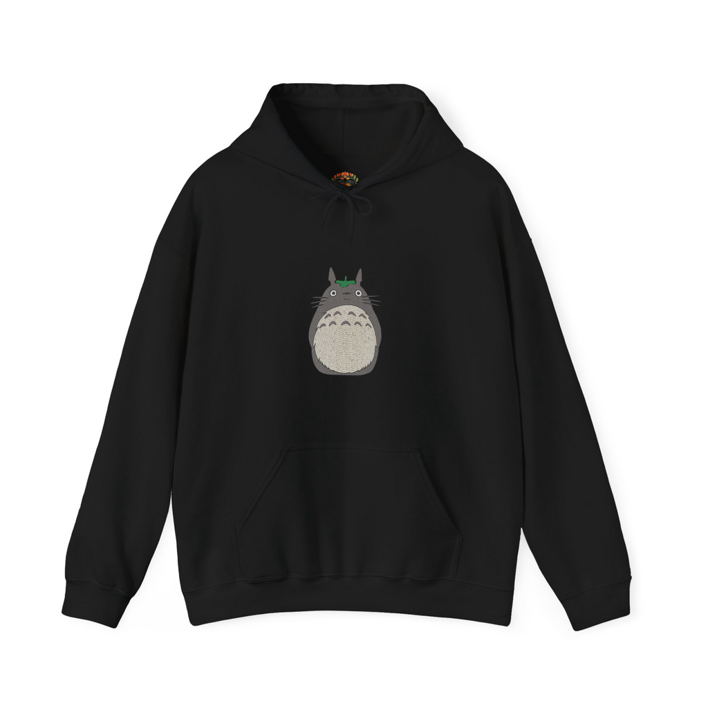 Ghibli Totoro Forest Spirit Embroidery Hoodie | Sweatshirt