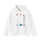 Fox Diving Funny Animal Lover Embroidered Hoodie | Sweatshirt | T-shirt