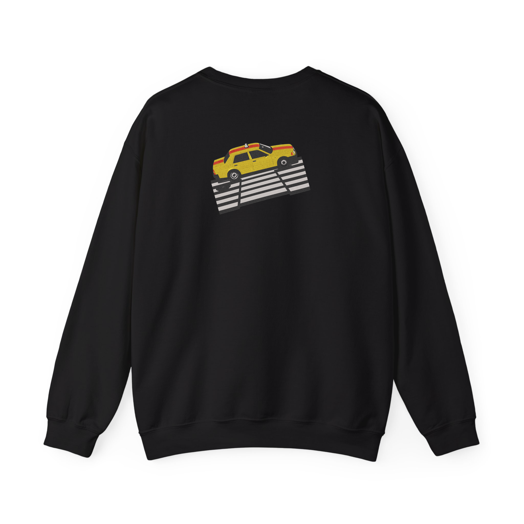 Tokyo Yellow Taxi Shibuya Crossing Embroidery Hoodie | Sweatshirt