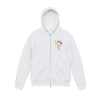Colorful Tulip Flower Bouquet Embroidered Heavyweight Hoodie and Sweatshirt
