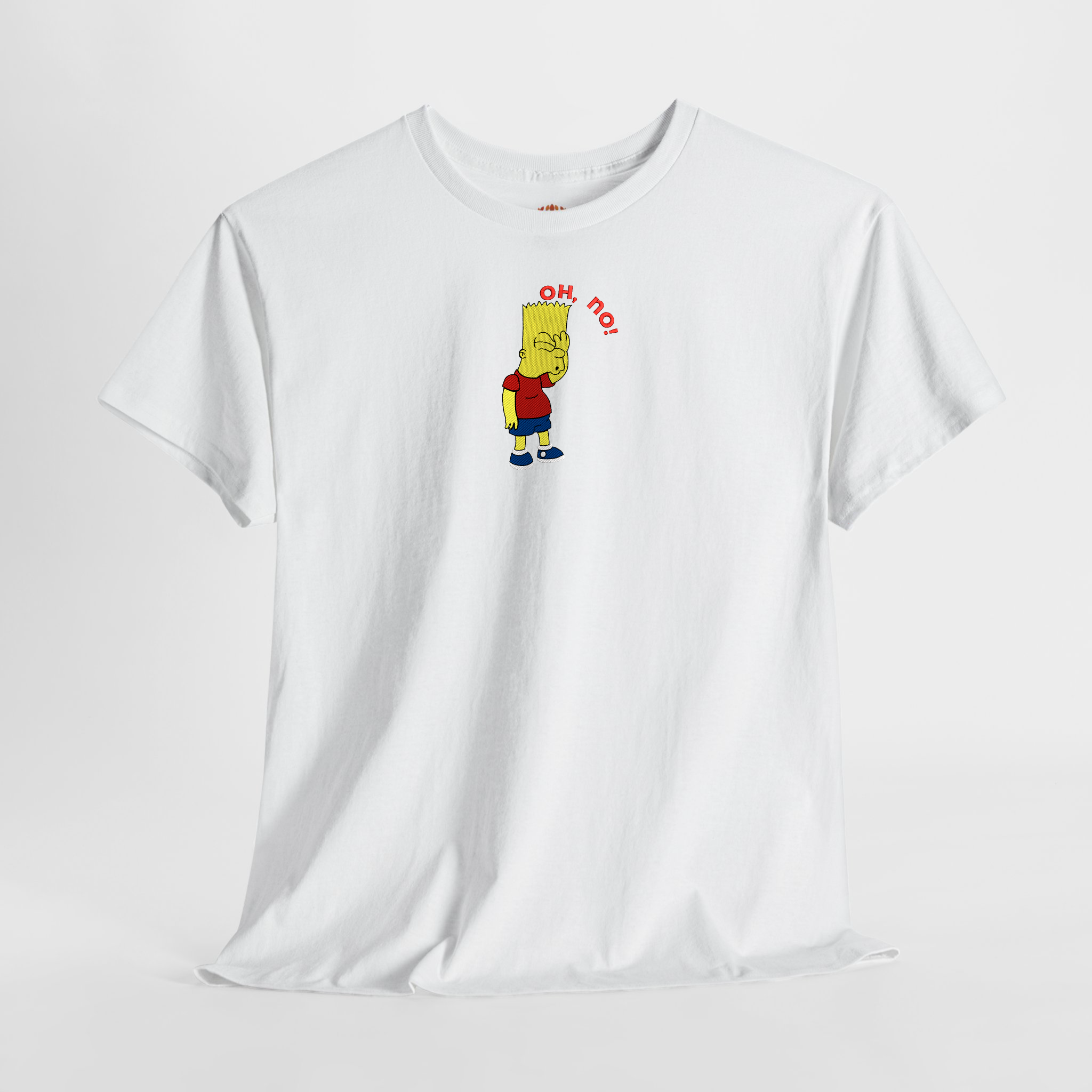 Bart Simpson oh no Ay, caramba! Embroidered Hoodie | Sweatshirt | T-shirt