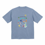 Find me in the ocean 刺繍入りプレミアムヘビーウェイトTシャツ