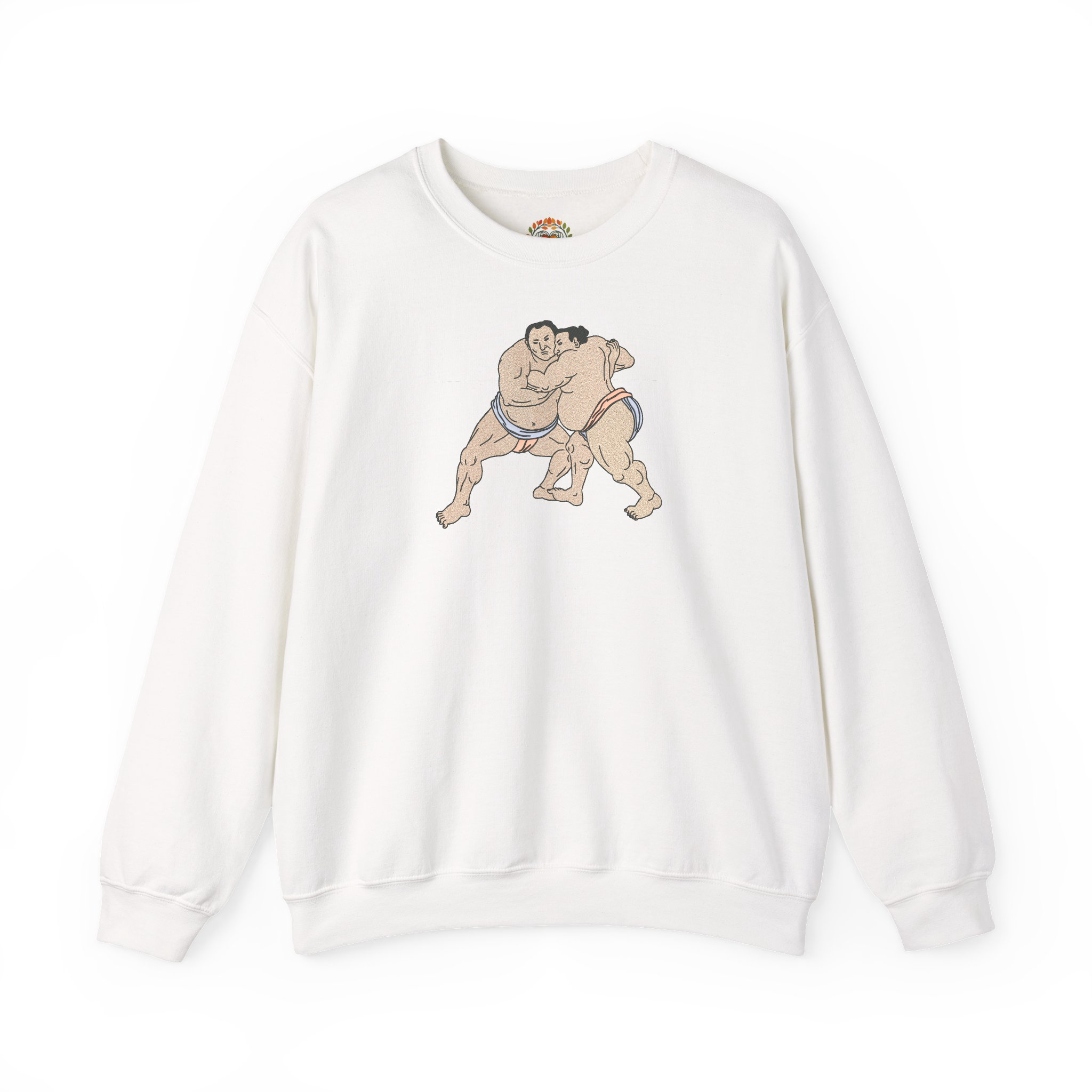 Sumo Rikishi Embroidered Hoodie | Sweatshirt