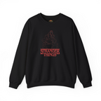 Stranger Things Line Art Embroidered Hoodie | Sweatshirt