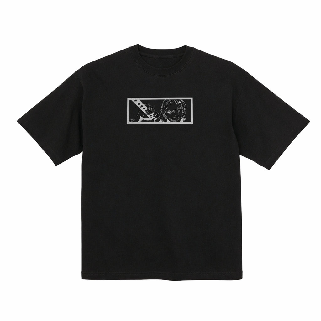 One Piece Roronoa Zoro Embroidered Premium T shirt