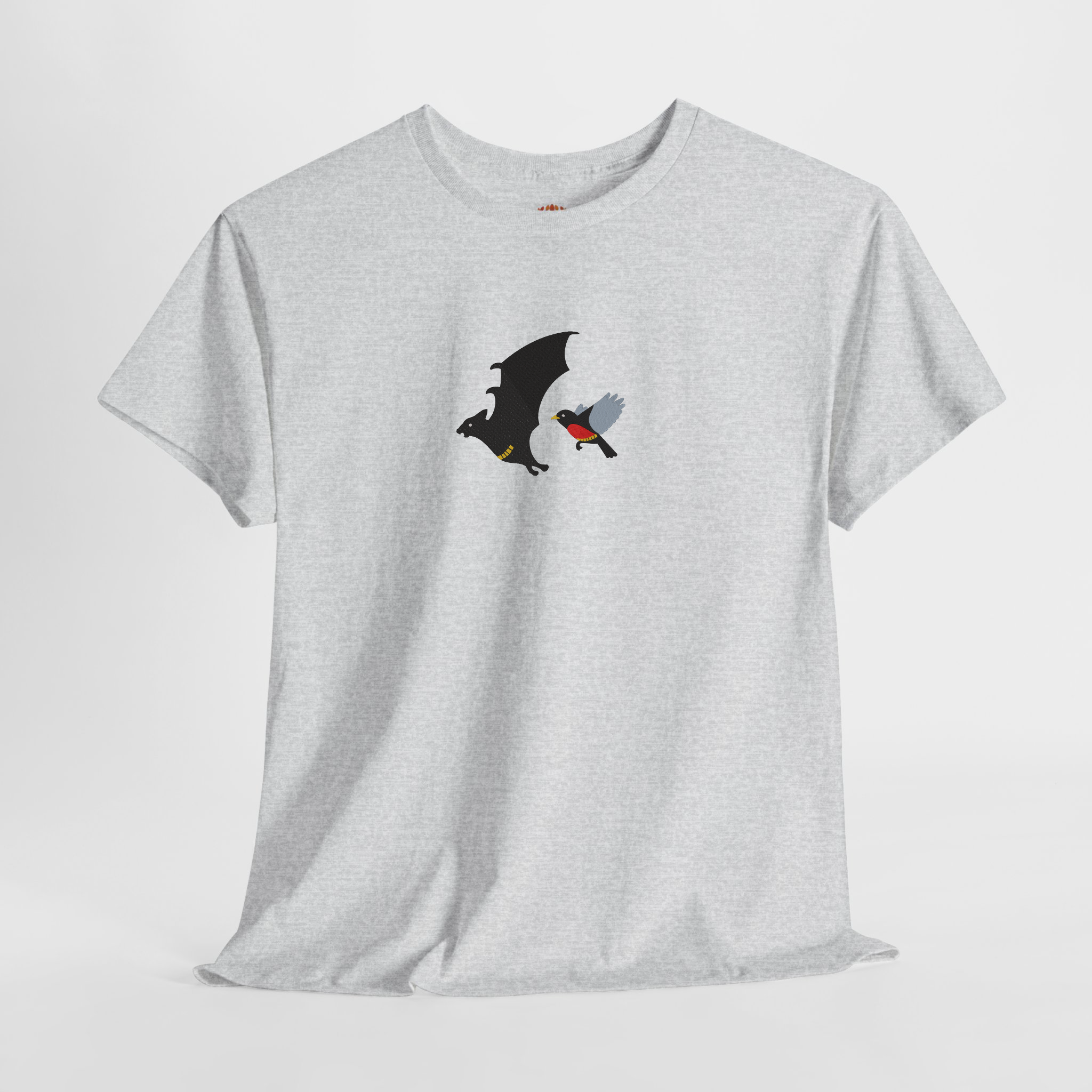 Bat Robin Fighting Crime Embroidery Hoodie | Sweatshirt