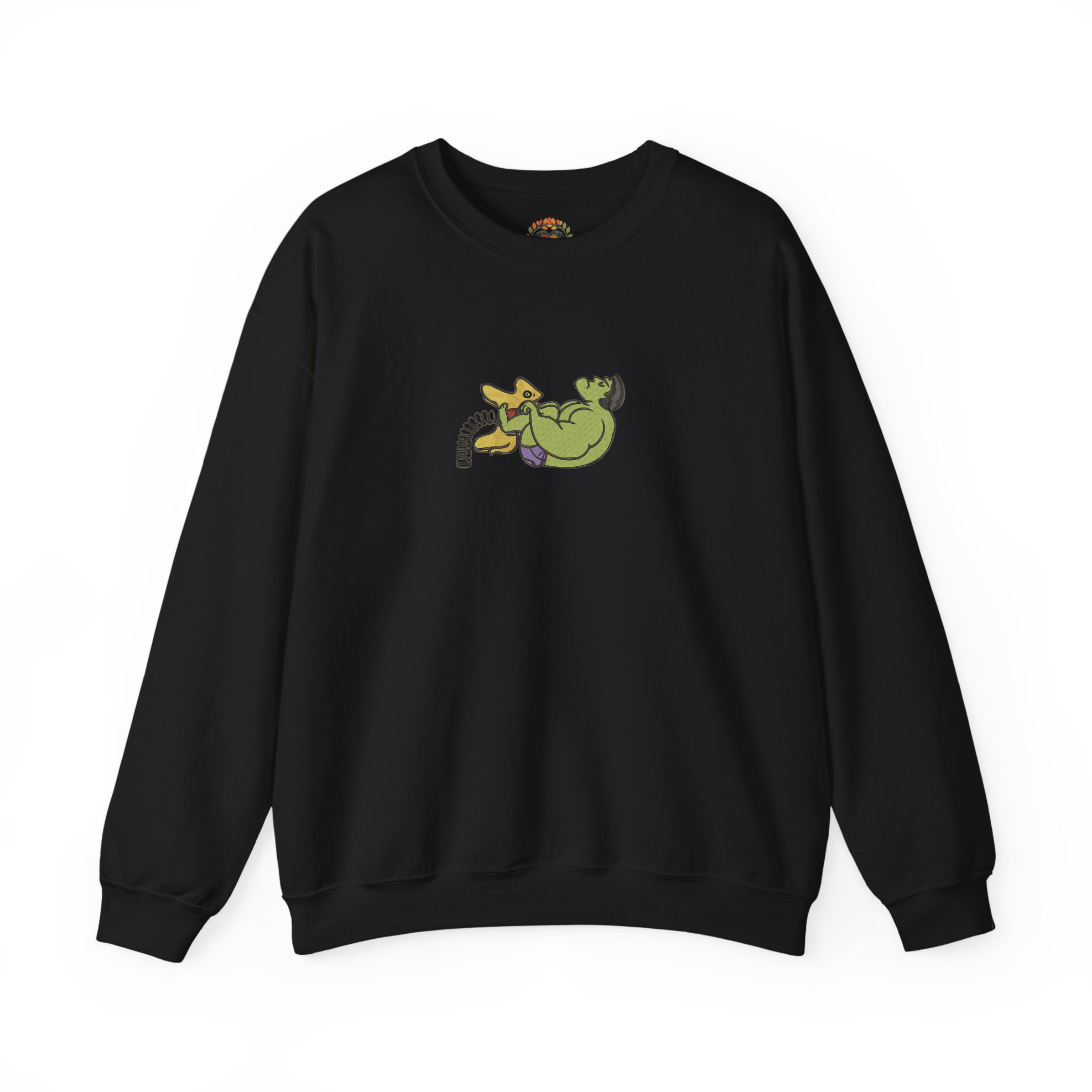 Hulk Smash Seesaw Embroidery Hoodie | Sweatshirt