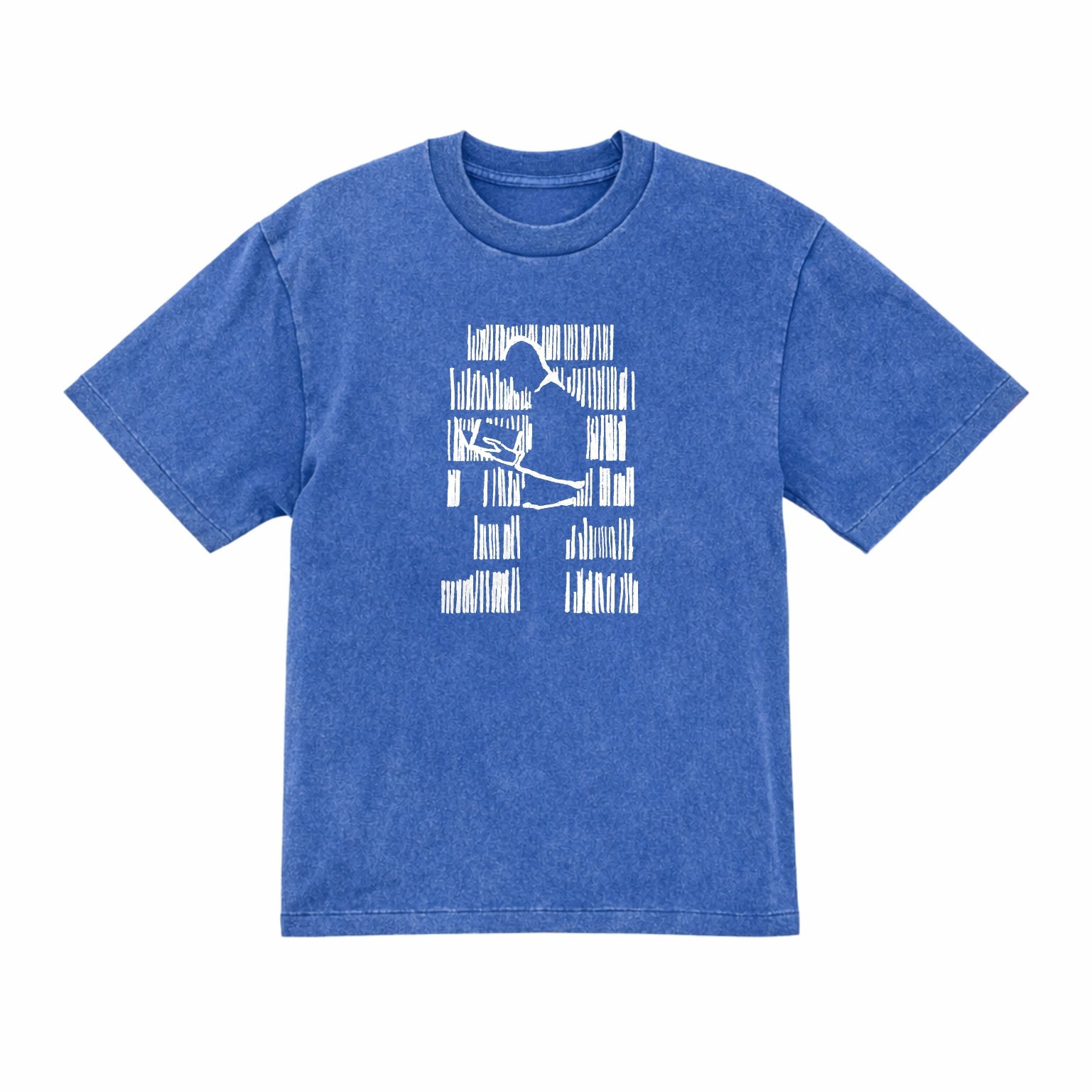 The Minimalist Reader Booker Lover Library Premium Cotton Heavyweight Embroidered T shirt