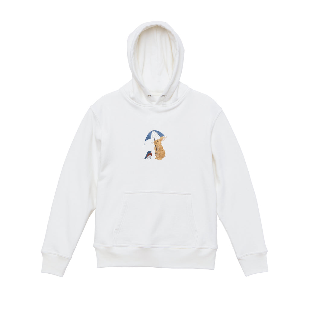 Bunny & Robin Embroidered 450GSM Heavyweight Pullover Hoodie Sweatshirt
