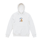 Bunny & Robin Embroidered 450GSM Heavyweight Pullover Hoodie Sweatshirt