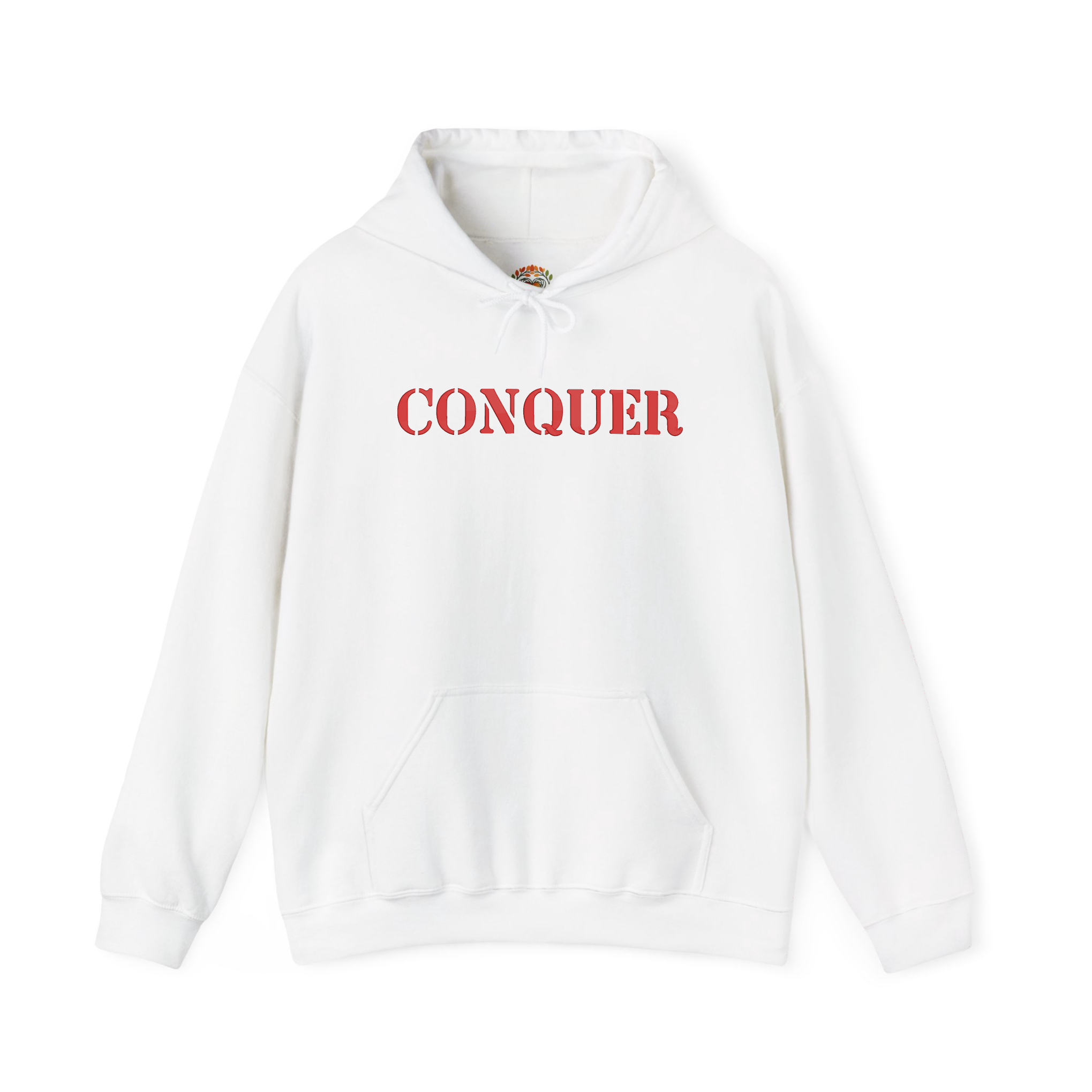CONQUER Gym Motivation 3D Embroidered Hoodie | Sweatshirt