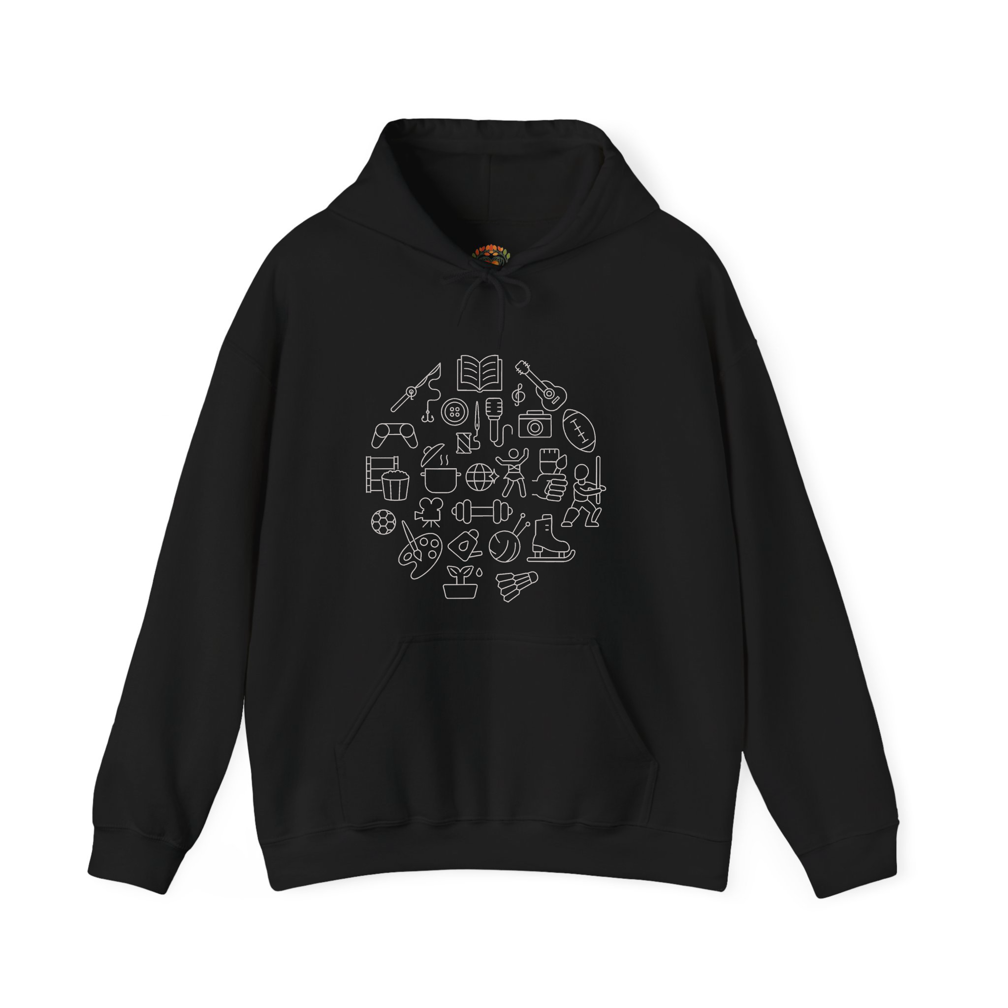 Everyday Adventures Lifestyle Recreation Embroidery Hoodie | Sweatshirt