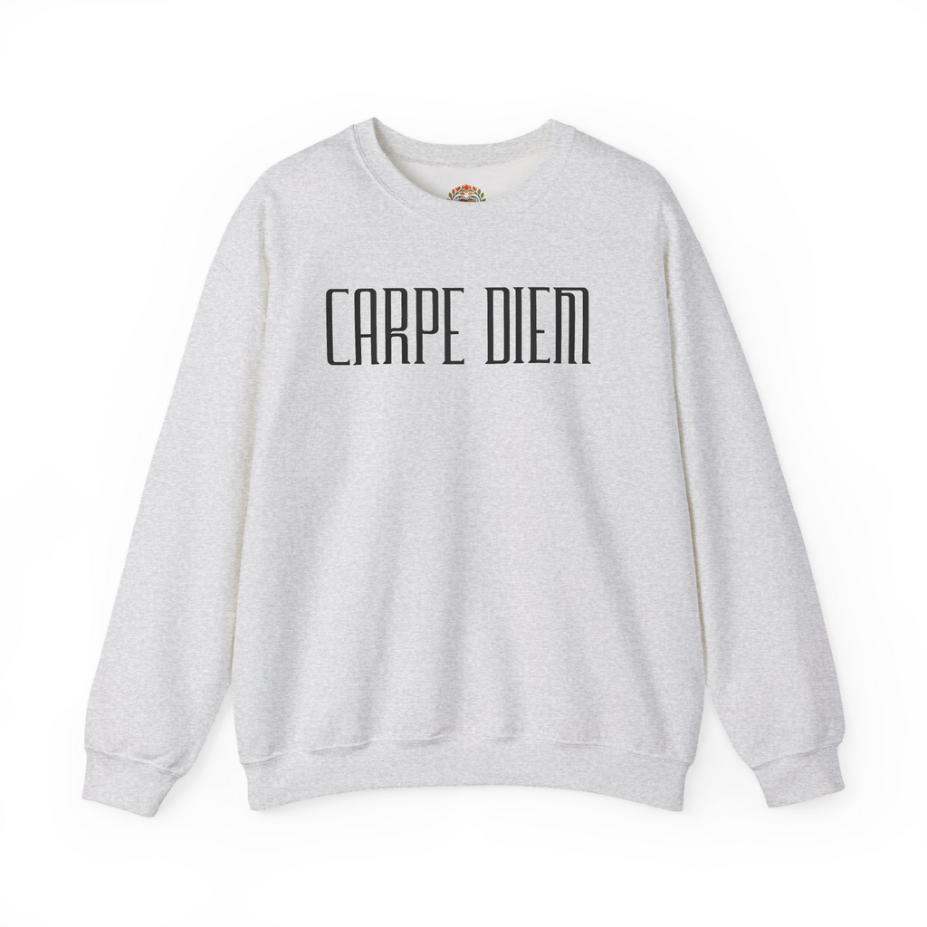Carpe Diem Seize The Day Embroidered Hoodie | Sweatshirt | T-shirt