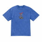 Camiseta japonesa bordada de algodón premium de peso pesado Demon Slayer