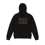 Ocean Animal Stamp Marine Embroidered Heavyweight 450 GSM Cotton Hoodie Sweatshirt