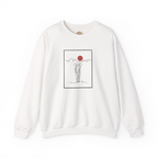 Sudadera con capucha y bordado "Lone Hiker Sunset Mountains" | Sudadera | Camiseta