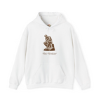 Sudadera con capucha bordada de El Pensador de Auguste Rodin | Sudadera | Camiseta
