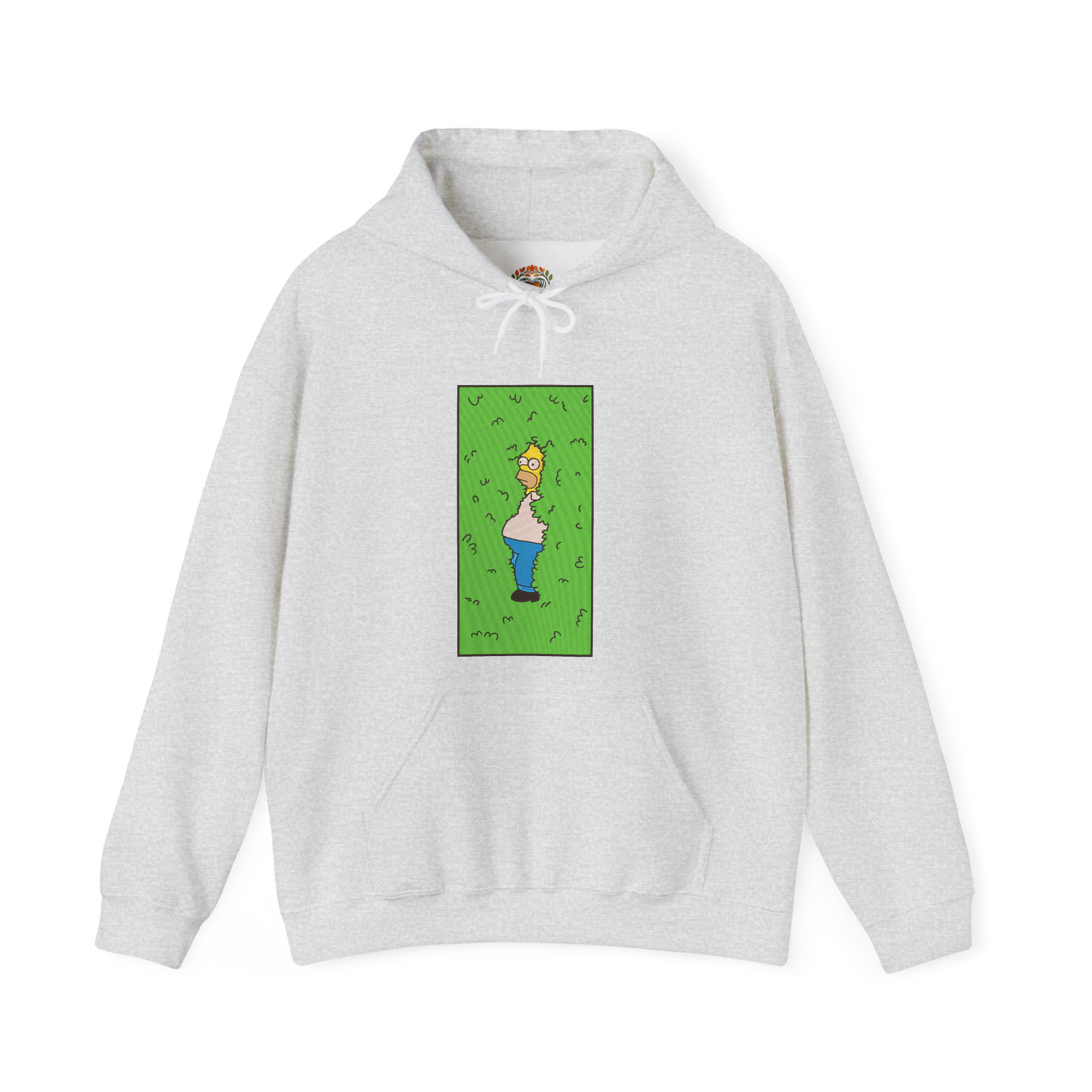 Homer Simpson Hiding in Bush Embroidery Hoodie | Sweatshirt | T-shirt