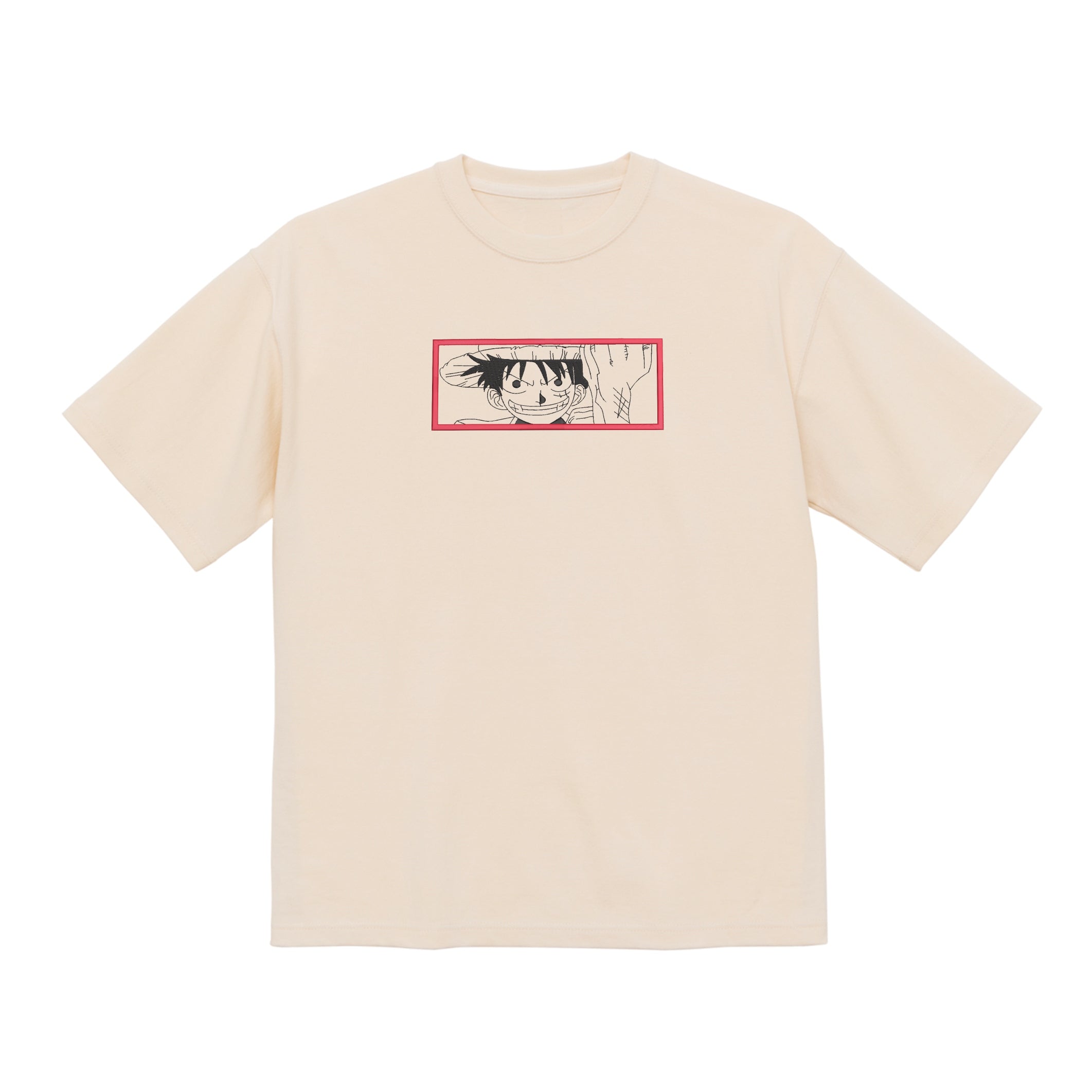 One Piece Monkey D Luffy Embroidered Premium T shirt