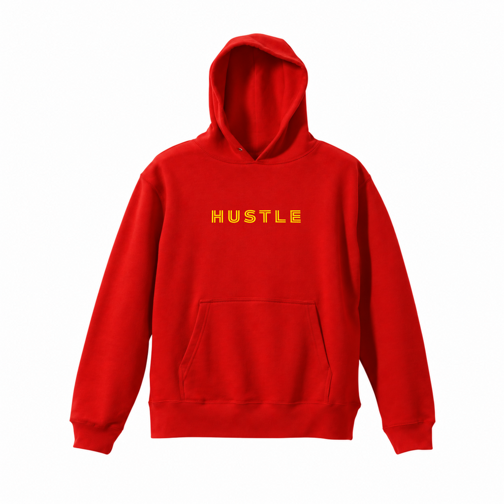 Hustle 3D Puff Embroidered Heavyweight 340GSM Hoodie | Build Cool Sh*t