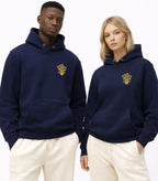 Vase with Fifteen Sunflowers Vincent Van Gogh Embroidered Heavyweight Hoodie Sweatshirt