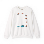 Fox Diving Funny Animal Lover Embroidered Hoodie | Sweatshirt | T-shirt