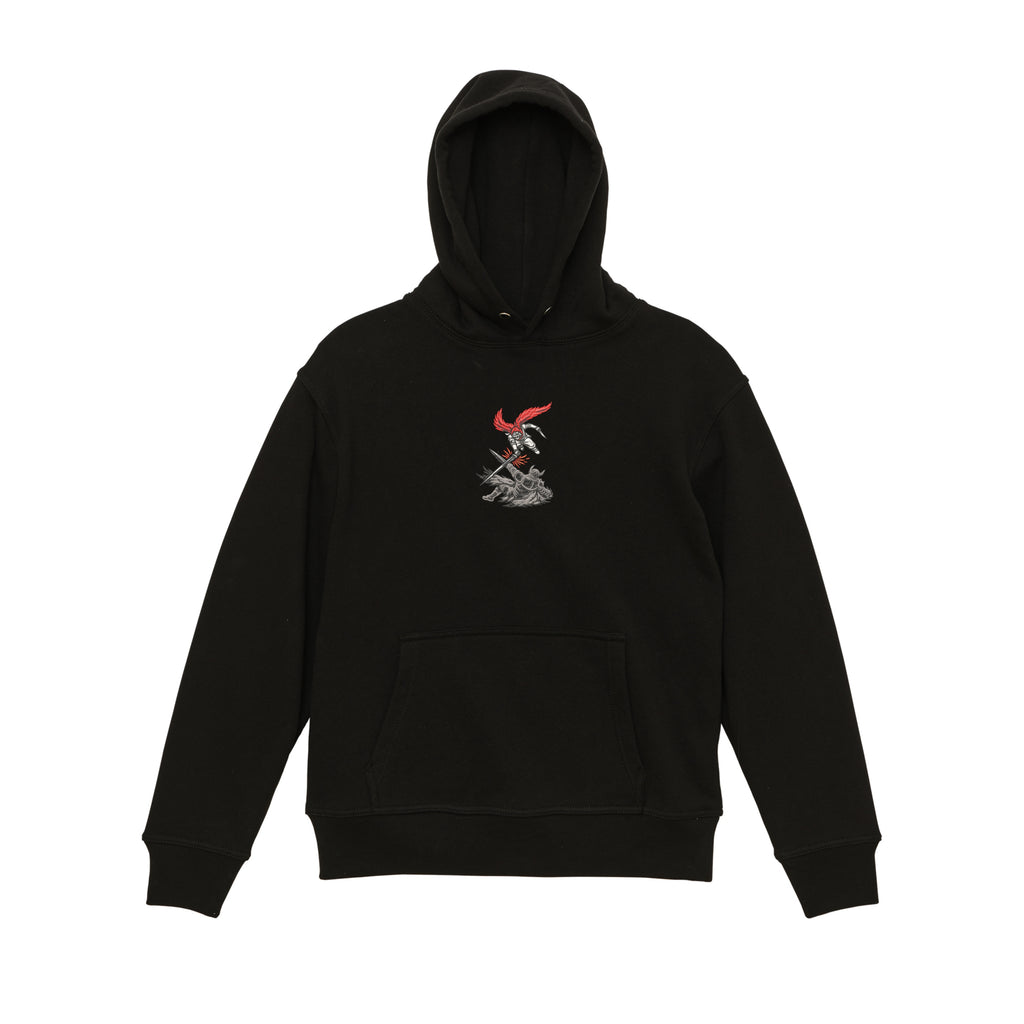 Sudadera con capucha y sudadera pesada bordada de Demon Slayer japonesa