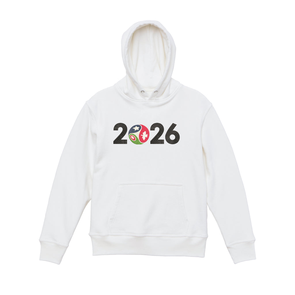 FIFA WORLDCUP 2026 Embroidered Heavyweight 450 GSM Cotton Hoodie Sweatshirt