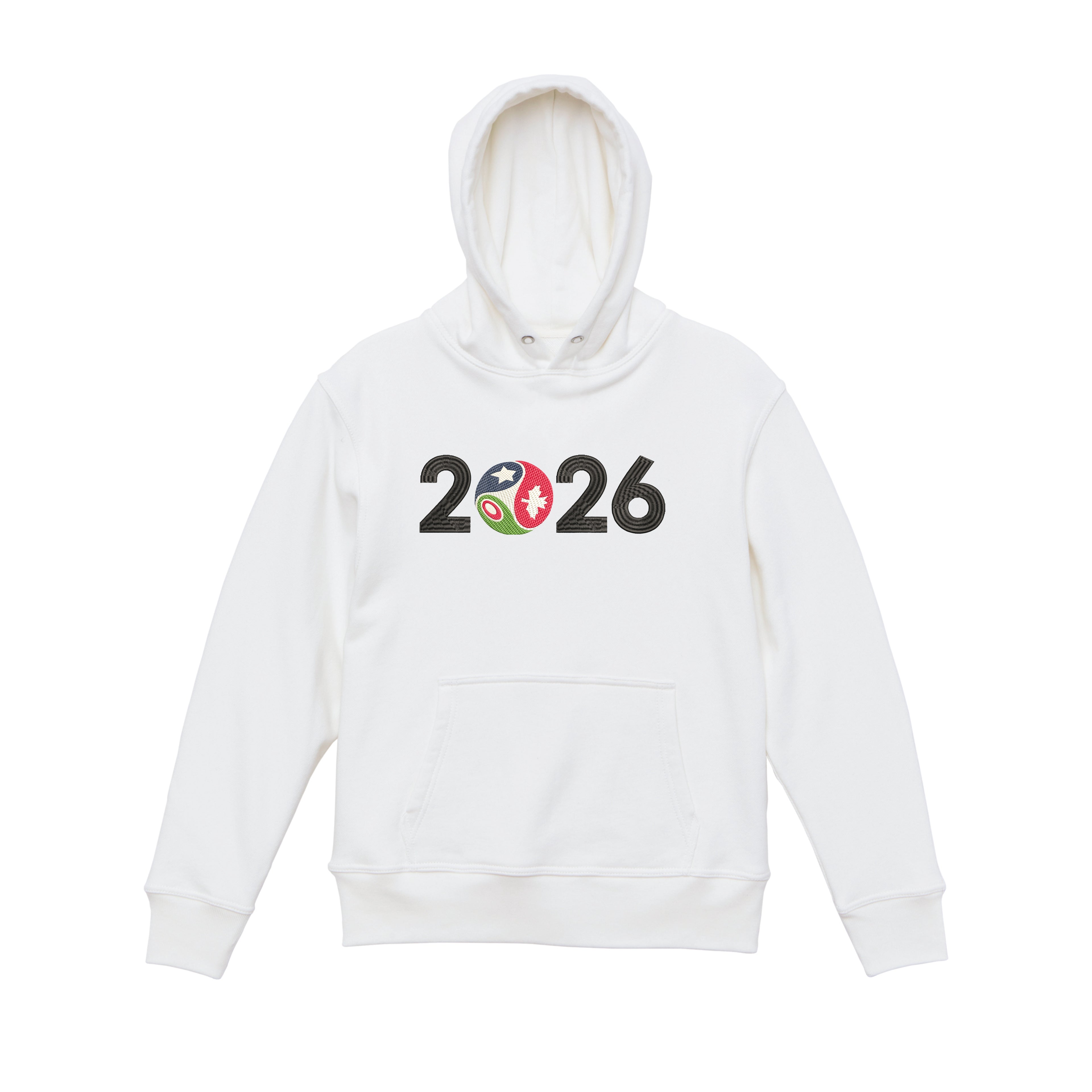 FIFA WORLDCUP 2026 Embroidered Heavyweight 450 GSM Cotton Hoodie Sweatshirt