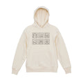 Ocean Animal Stamp Marine Embroidered Heavyweight 450 GSM Cotton Hoodie Sweatshirt
