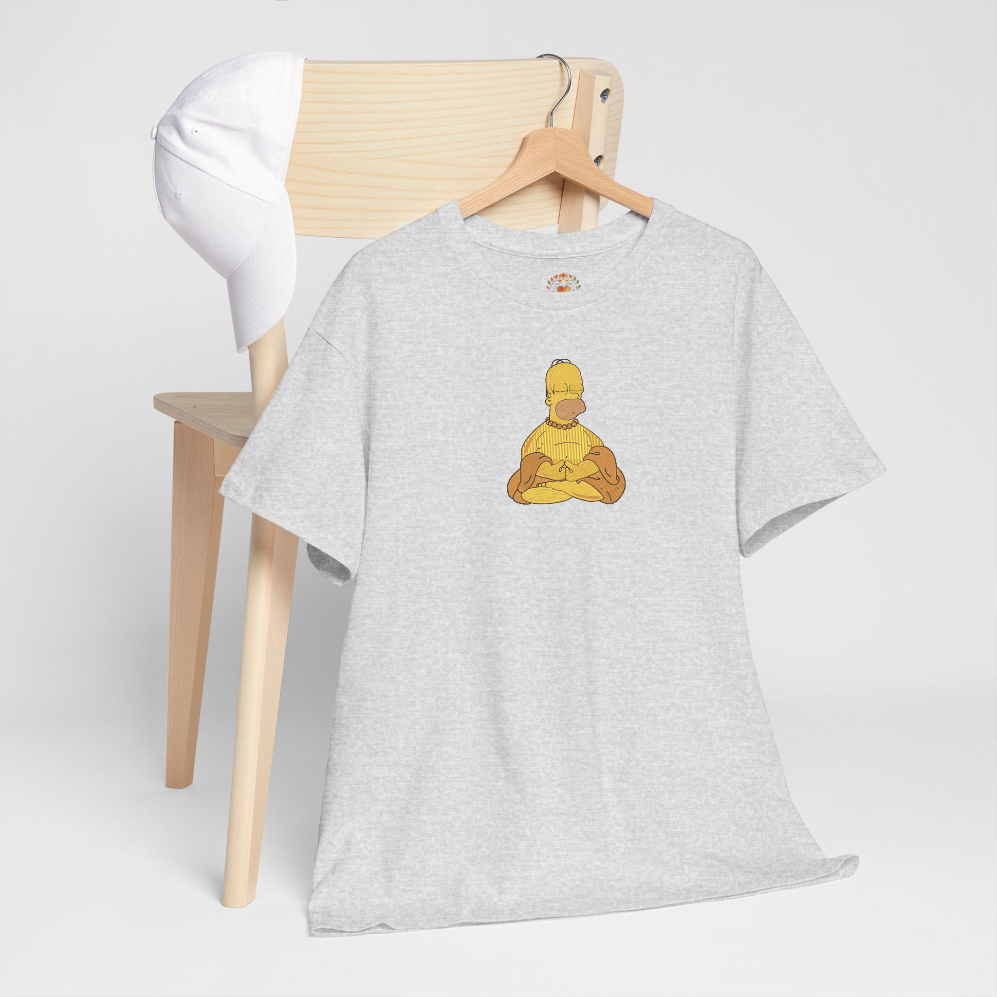 ホーマー・シンプソン 瞑想 悟り 刺繍 パーカー | スウェットシャツ | Tシャツ