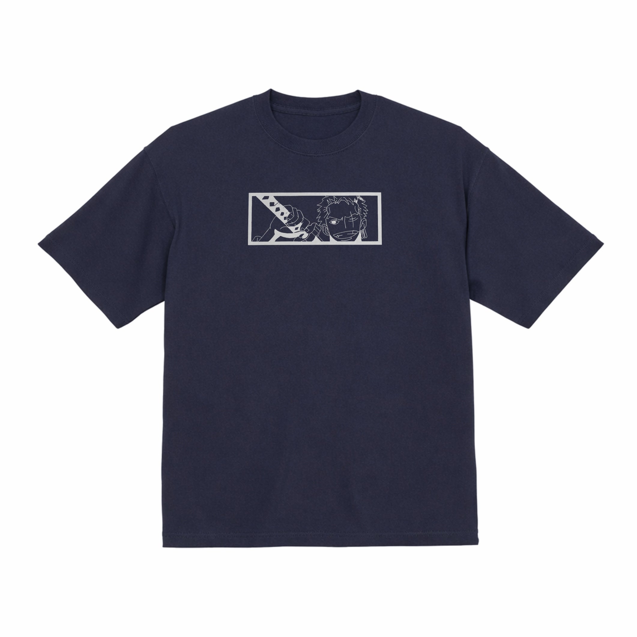 One Piece Roronoa Zoro Embroidered Premium T shirt