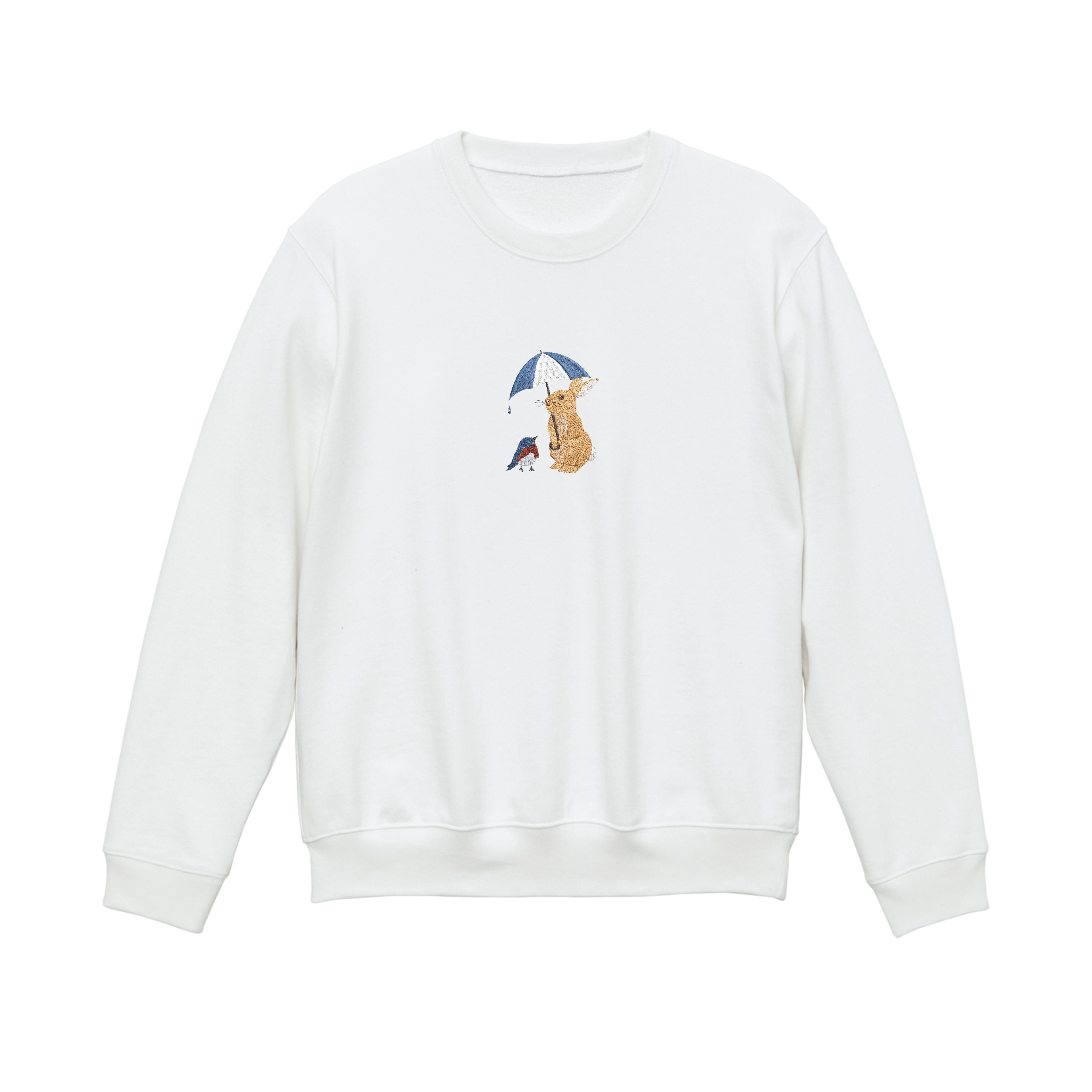 Bunny & Robin Embroidered 450GSM Heavyweight Pullover Hoodie Sweatshirt