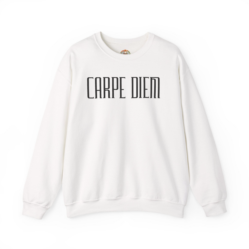 Carpe Diem Seize The Day Embroidered Hoodie | Sweatshirt | T-shirt