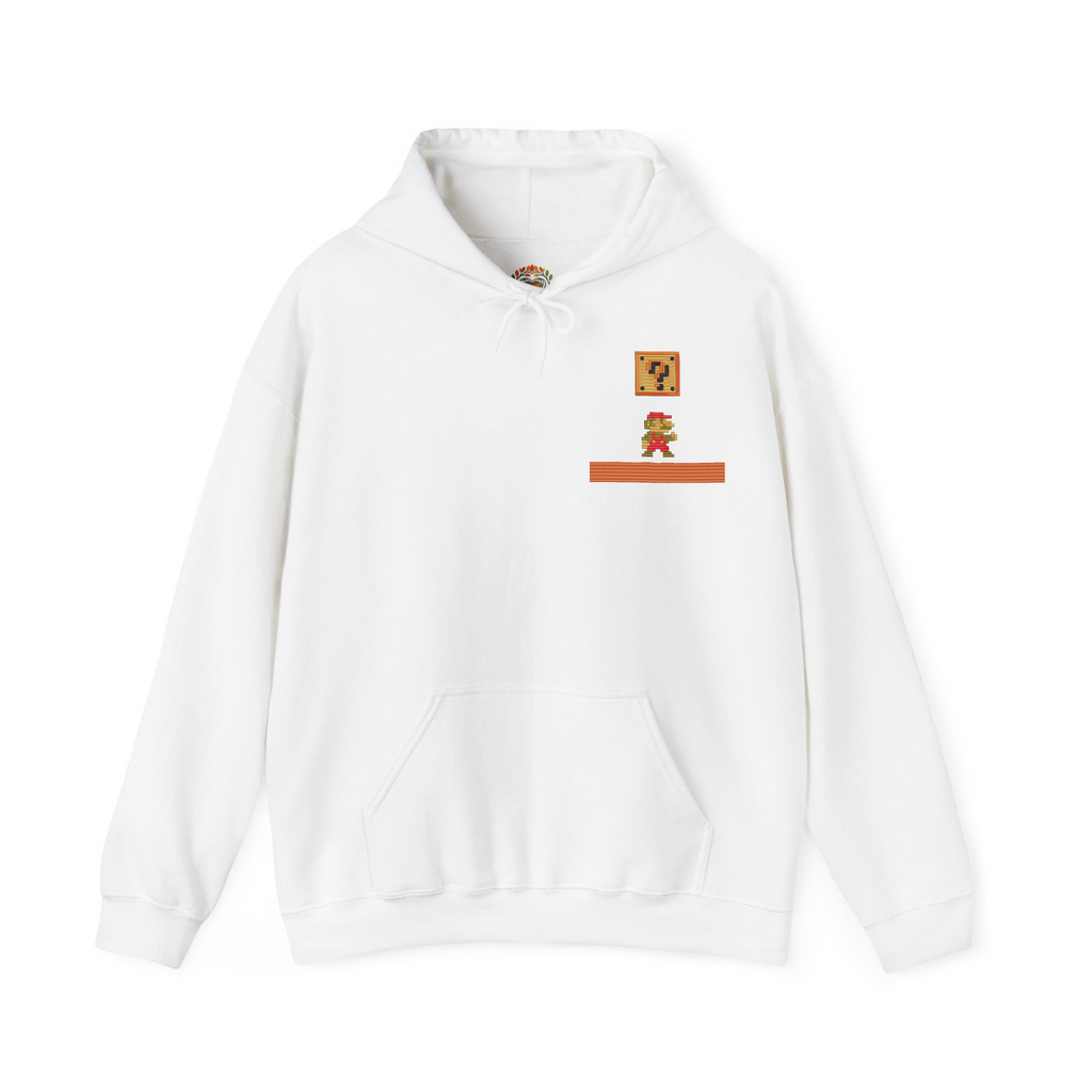 Sudadera con capucha bordada de Super Mario Pixel Art | Sudadera | Camiseta