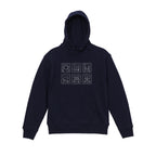 Ocean Animal Stamp Marine Embroidered Heavyweight 450 GSM Cotton Hoodie Sweatshirt