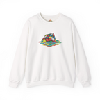 Anamorphic Illusion "Melting Rubik's Cube Embroidery Hoodie | Sweatshirt | T-shirt