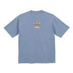 One Piece Straw Hat Embroidered T-Shirt – Heavyweight Organic Cotton Anime Shirt