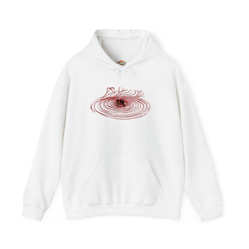 Gothic Demon Hunter Resting Throne Embroidered Hoodie | Sweatshirt | T-shirt