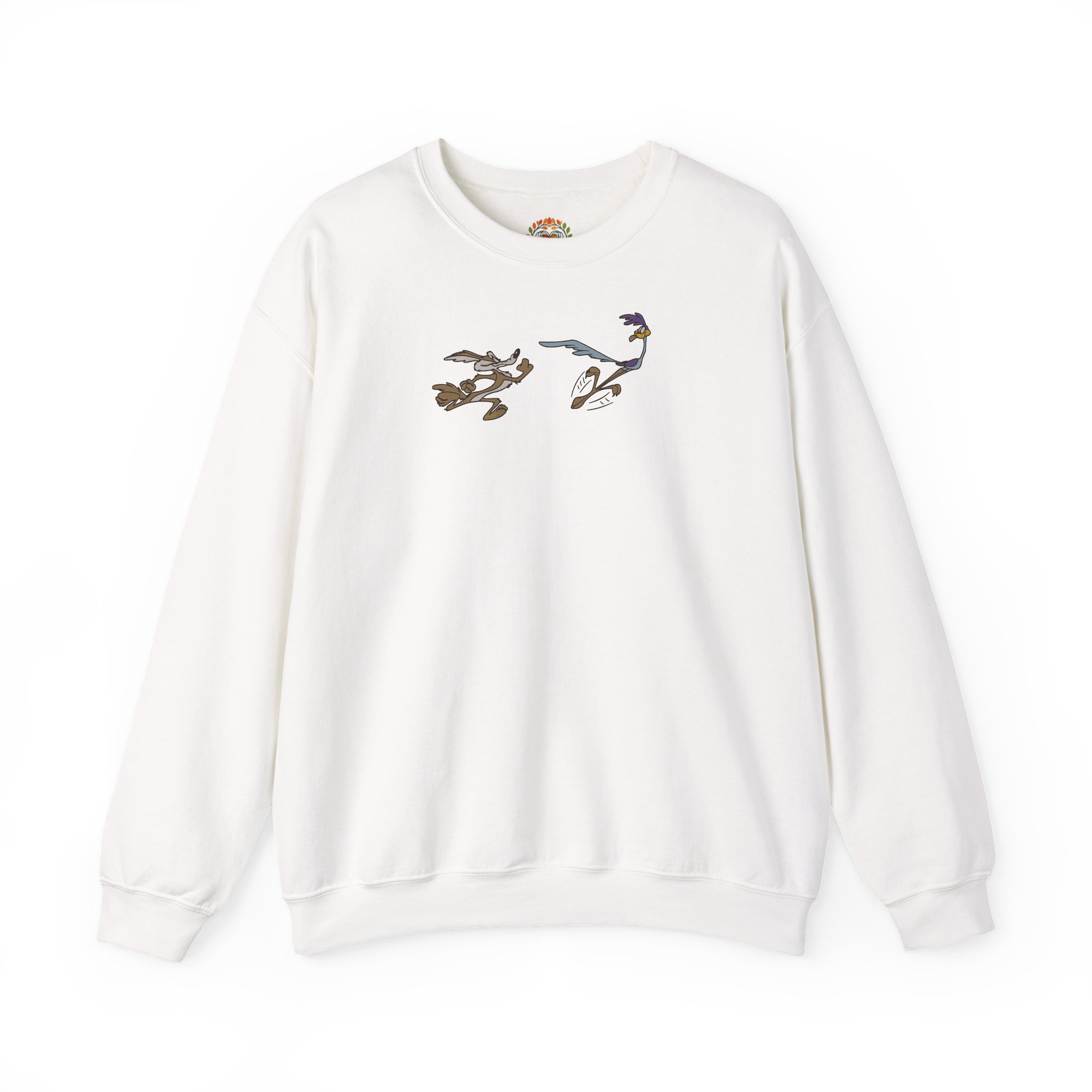 90s Cartoon The Road Runner Show Embroidery Hoodie | Sweatshirt | T-shirt