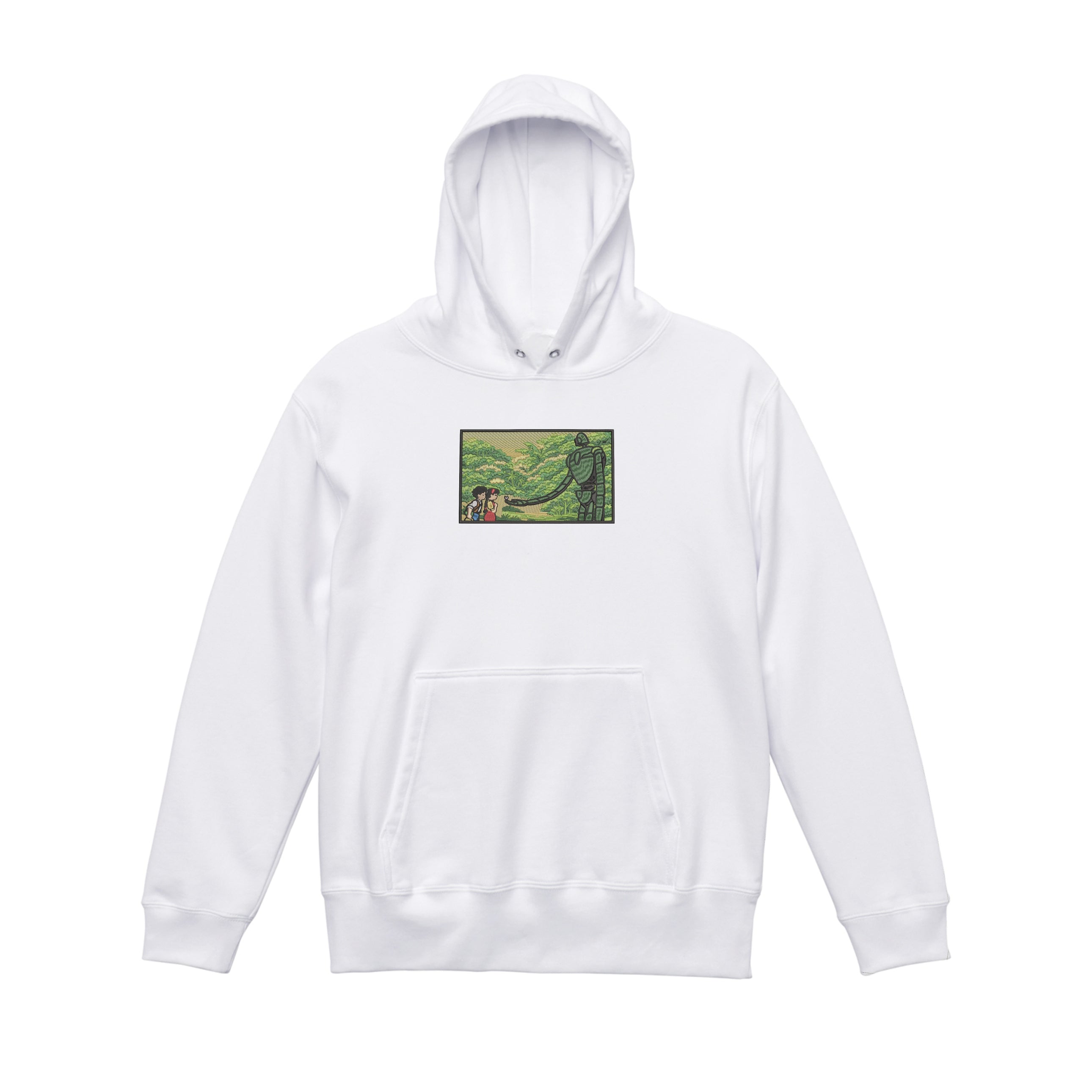 Embroidered Garden of Eden Hoodie Mecha Automata Heavyweight Hoodie and Sweatshirt