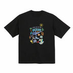 Find me in the ocean 刺繍入りプレミアムヘビーウェイトTシャツ