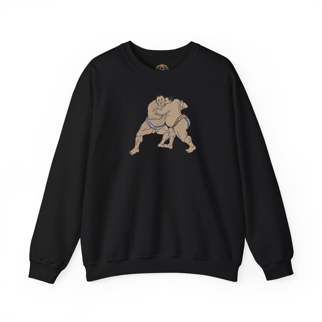 Sudadera con capucha bordada de Sumo Rikishi | Sudadera