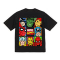 Camiseta gráfica de algodón orgánico Los Vengadores de Marvel, estilo vintage